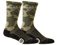 Fox Racing 8" Ranger Cushion Sock (Green Camo) (S/M)